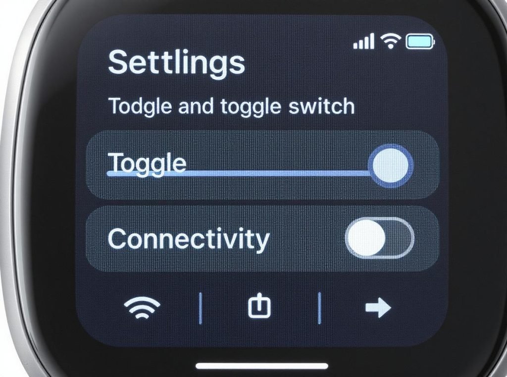 LTE smartwatch settings interface showing cellular toggle options and Bluetooth-only mode capabilities
