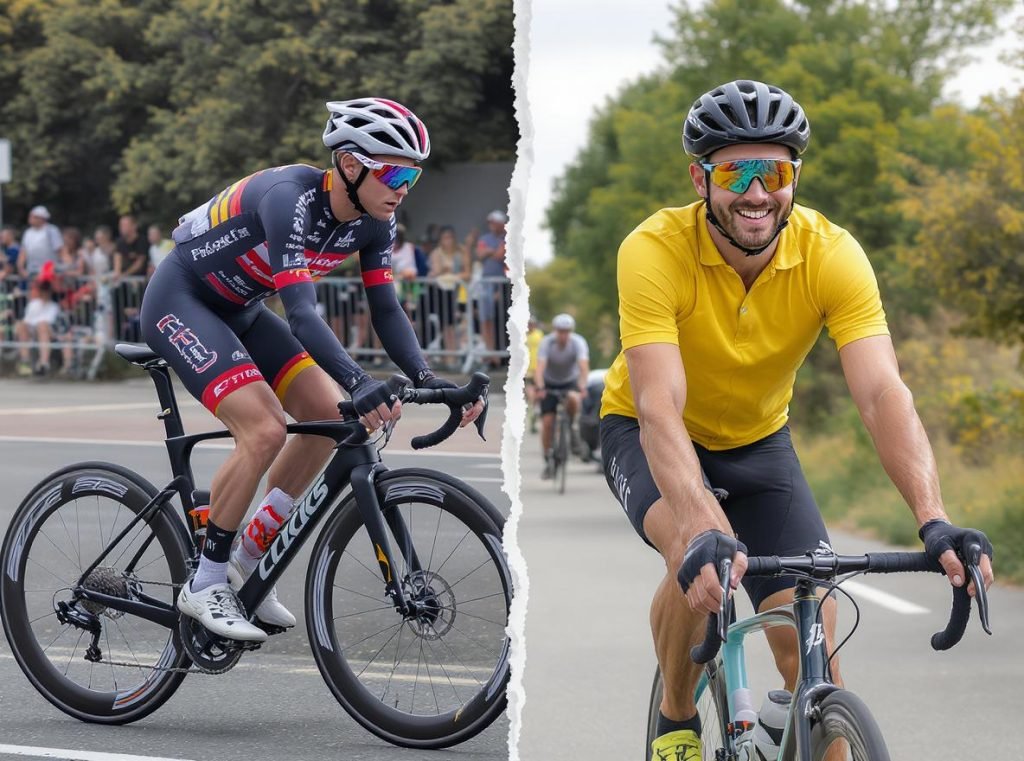 Cycling device preferences for professional vs recreational riders
