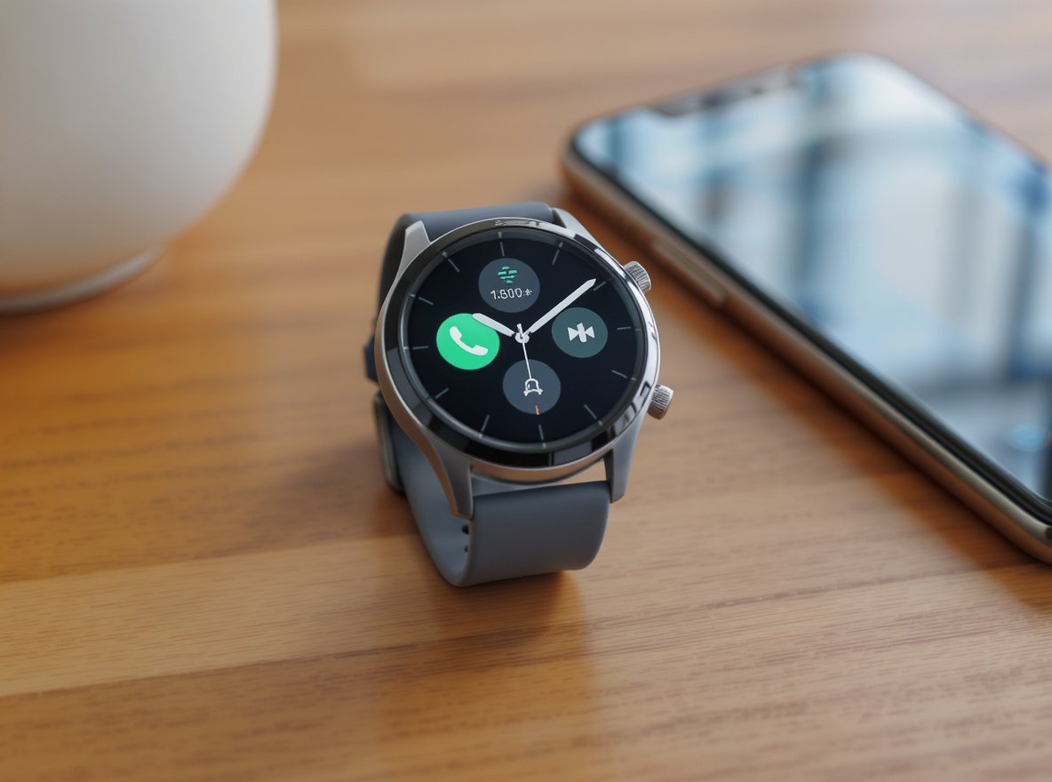 Best smartwatches for notifications 2025 - modern wearable displaying alerts on desk