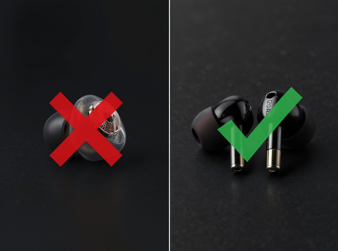 One earbud not working vs working earbuds comparison troubleshooting guide