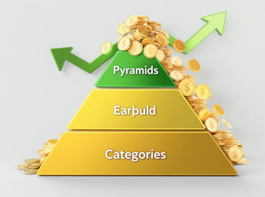 Earbud price tiers showing budget mid-range and premium categories