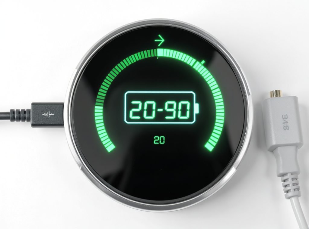 Optimal charging range 20-80% for TWS earbuds battery health