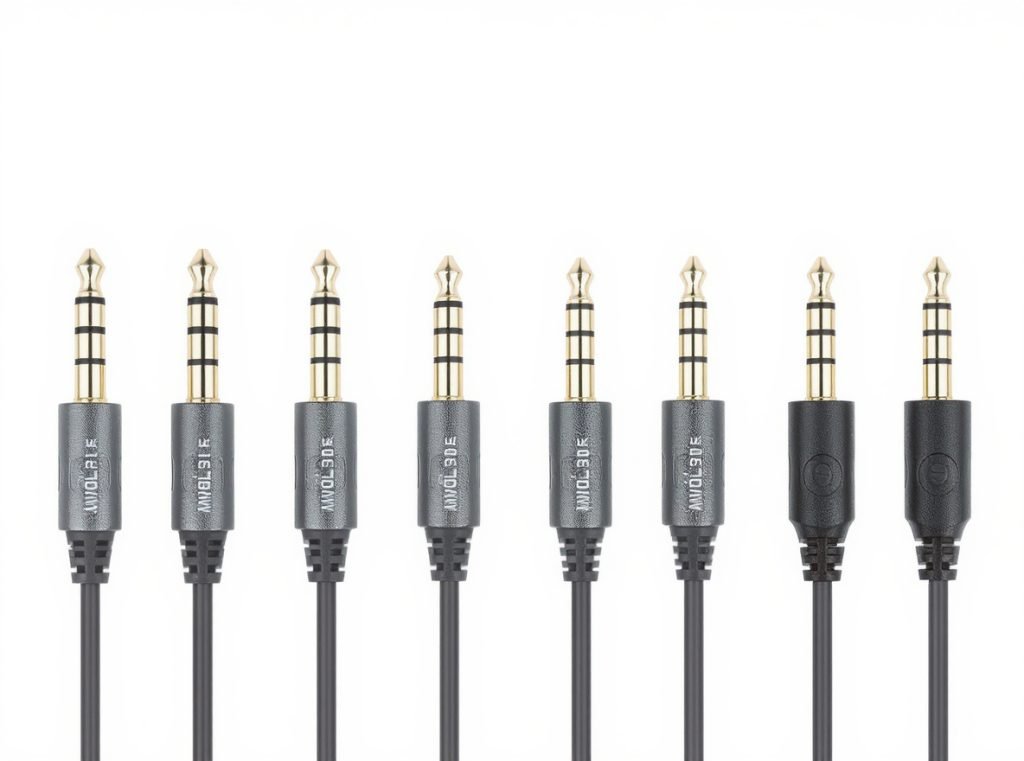 Airplane headphone jack types and adapter cable compatibility