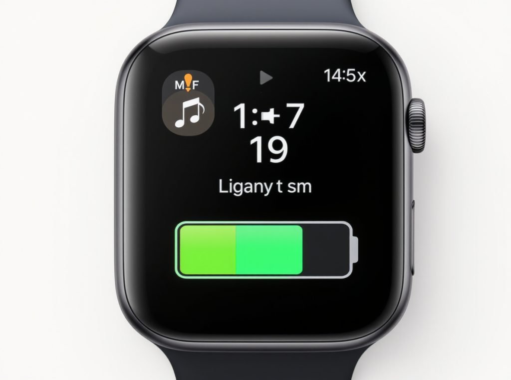 Battery performance impact of music playback on smartwatch devices