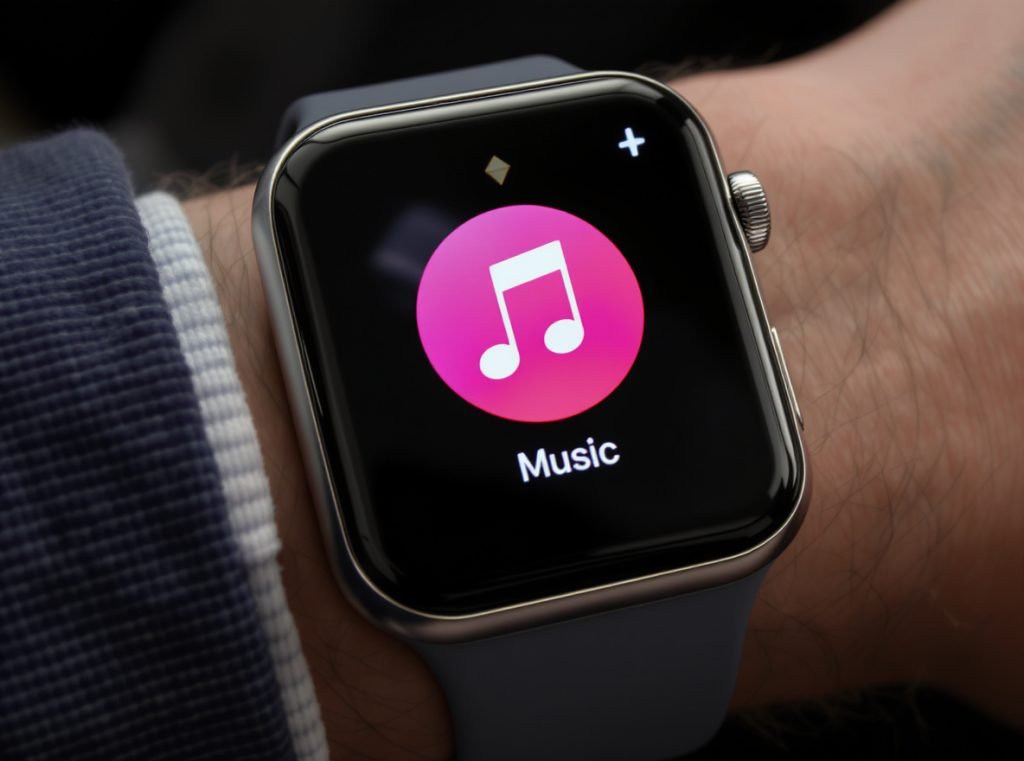 Compatible streaming services for smartwatch music playback and offline downloads