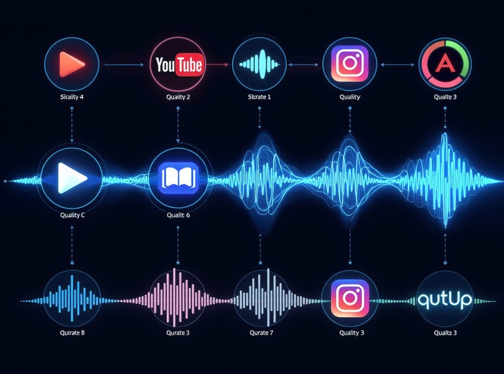 Audio format quality comparison affecting headphone performance