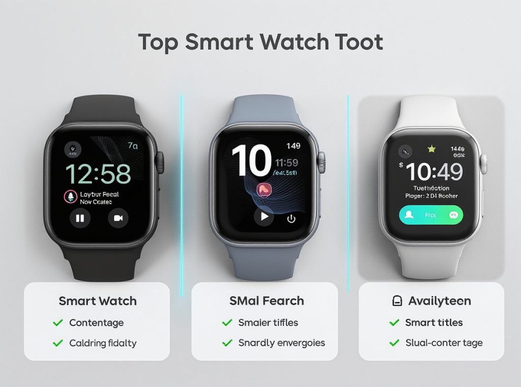 Best notification smartwatches comparison 2025 - top models summary grid
