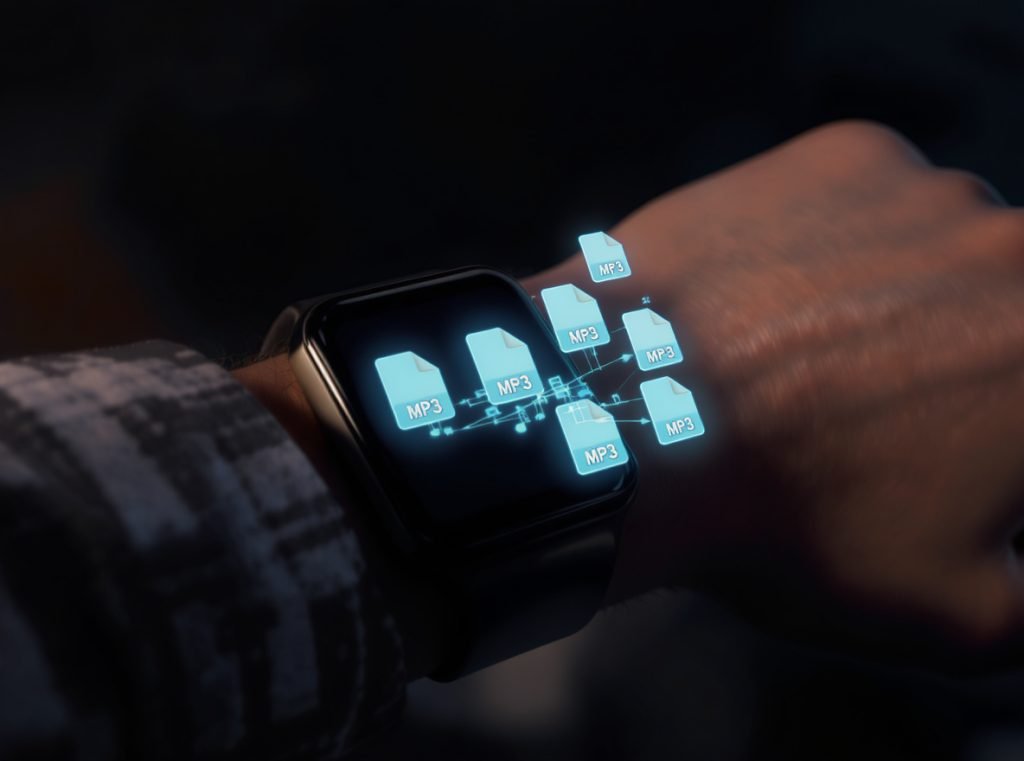 MP3 file format support and personal music collection compatibility on smartwatches