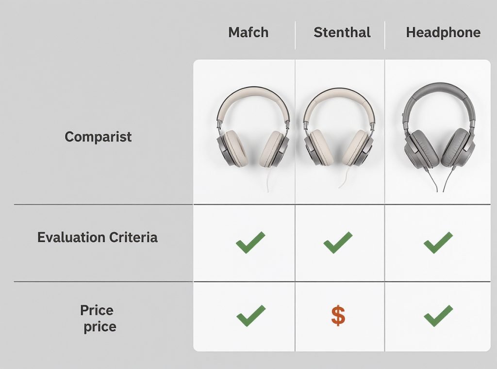 Comparison guide for choosing the right multipoint Bluetooth headphones based on features and requirements